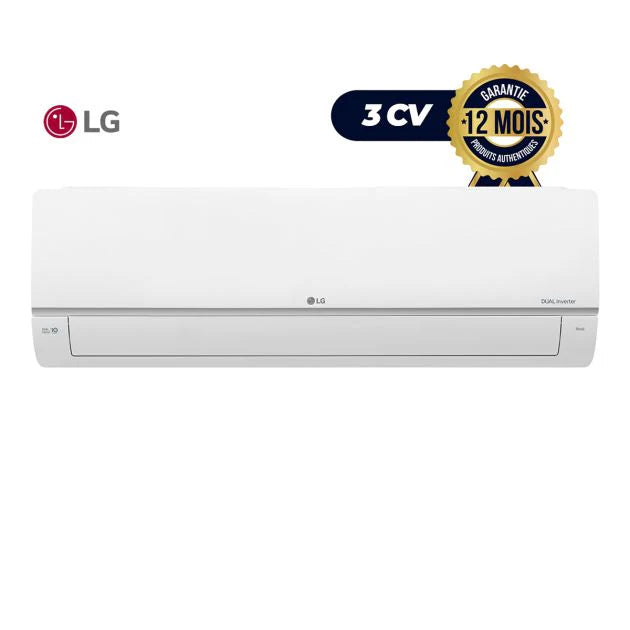 Climatiseur LG - DUALCOOL Inverter - Mosquito Away - 70% d'économie d'énergie - S4-Q24K228E - 3CV - blanc Climatiseur LG - DUALCOOL Inverter - Mosquito Away - 70% d'économie d'énergie - S4-Q24K228E - 3CV - blanc